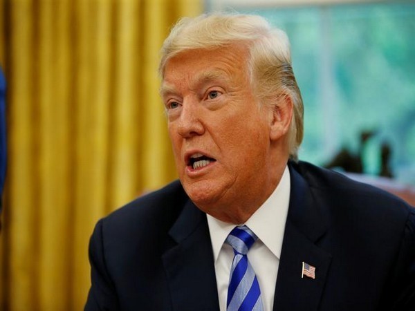 U.S. President Donald Trump meets with the President of FIFA Gianni Infantino in the Oval Office at the White House in Washington, D.C., U.S.