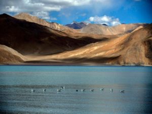 A file photo of a Pangong Lake in Ladakh