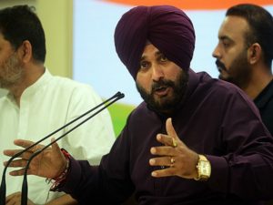 Latest file pic of former cricketer, Congress Party leader and Punjab state Minister of Power and Renewable Energy Sources, Navjot Singh Sidhu