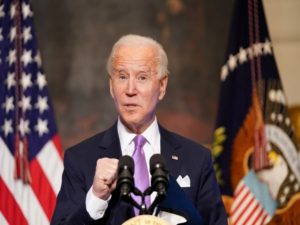 U.S. President Biden speaks about COVID-19 pandemic in Washington