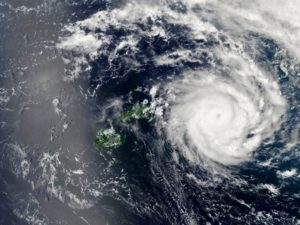 Tropical Cyclone Ian skirts Fiji as seen in this NASA satellite image