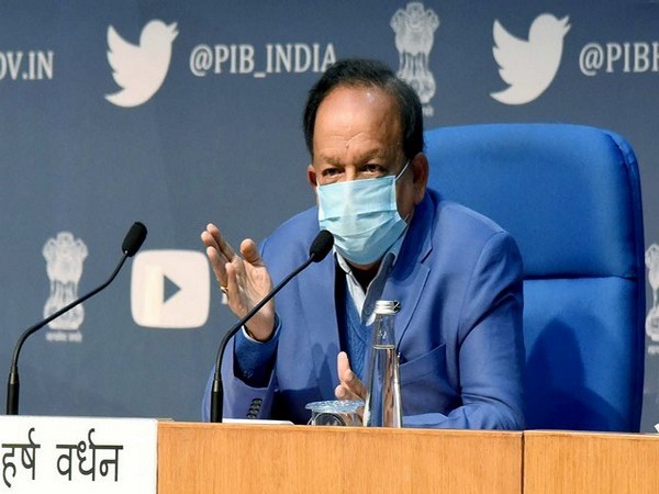 Union Minister Dr. Harsh Vardhan addressing a press conference