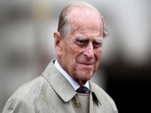 Britain's Prince Philip, in his role as Captain General, Royal Marines, attends a Parade to mark the finale of the 1664 Global Challenge, on the Buckingham Palace Forecourt, in central London