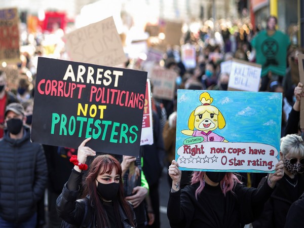 Protest in Bristol