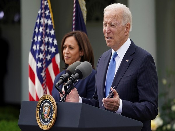 U.S. President Joe Biden speaks about the COVID-19 response in Washington