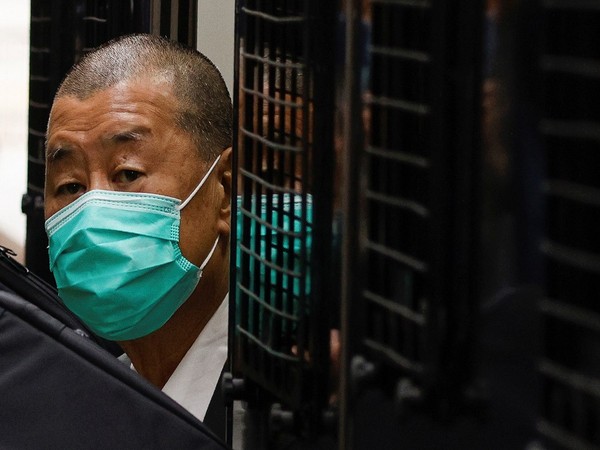 Media mogul Jimmy Lai, founder of Apple Daily, arrives the Court of Final Appeal by prison van in Hong Kong