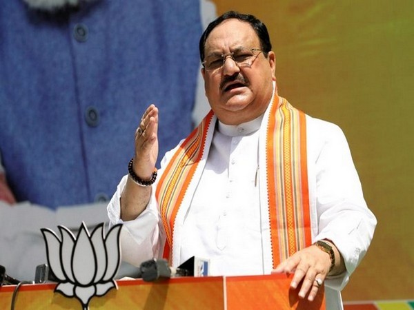 BJP national president JP Nadda addresses