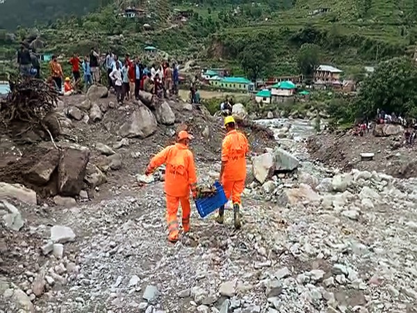 NDRF personnel continues rescue operation following flash floods