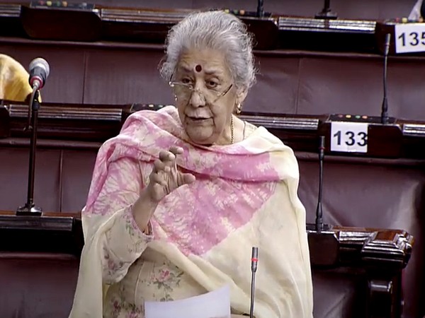 Congress Rajya Sabha MP Ambika Soni speaks in Rajya Sabha