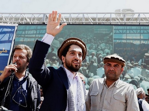 Ahmad Massoud, son of the slain hero of the anti-Soviet resistance Ahmad Shah Massoud, waves as he arrives to attend a new political movement in Bazarak