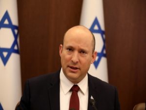 Israel's Prime Minister Naftali Bennett convenes cabinet meeting, in Jerusalem