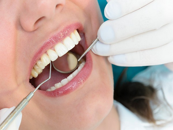 Young woman at dental consultation