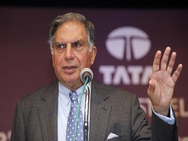 Ratan Tata gestures during the annual general meeting of Tata Steel Ltd., in Mumbai