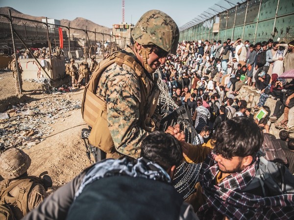 Evacuation at Hamid Karzai International Airport