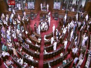 Opposition uproars during the Monsoon session of Parliament