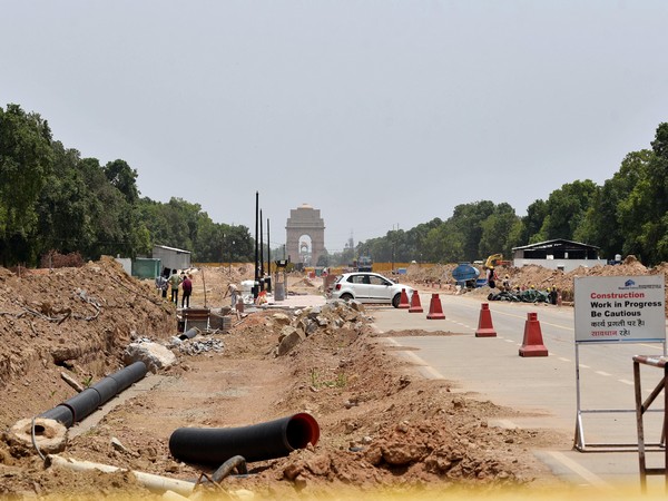 A view of the Construction site of the center vista project