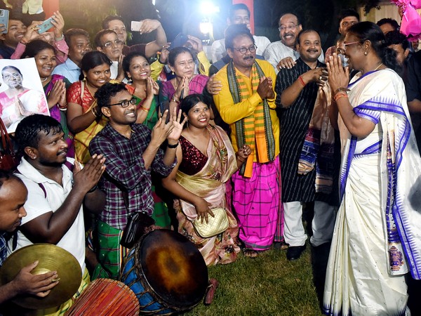 Droupadi Murmu meets her supporters after being elected as 15th President of India