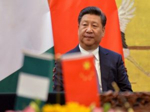 Chinese President, Xi Jinping attends a signing ceremony with President of the Federal Republic of Nigeria, Muhammadu Buhari at the Great Hall of the People in Beijing