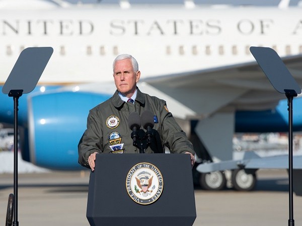 Pence speaks at Naval Air Station Lemoore in California