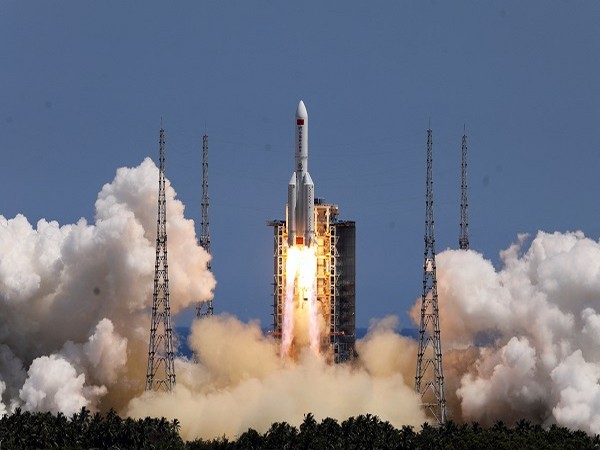 Long March-5B Y3 rocket, carrying Wentian lab module, takes off from Wenchang