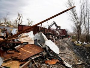 Devastating outbreak of tornadoes rips through several U.S. states