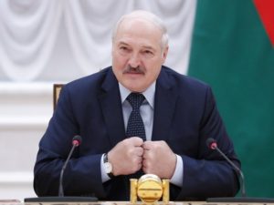 Belarusian President Alexander Lukashenko speaks at CIS Heads of Government Council in Minsk