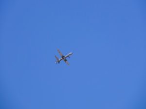 A U.S. Air Force MQ-9 Reaper drone flies over Creech Air Force Base in Nevada during a training mission