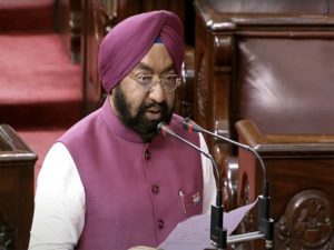 Vikramjit Singh Sahney takes oath as Rajya Sabha MP