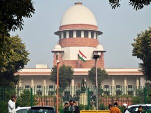 A view of the Supreme Court building