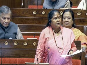 Sadhvi Niranjan Jyoti speaks in the Rajya Sabha