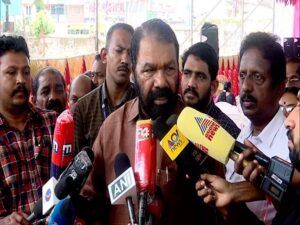 V Sivankutty speaks to the media