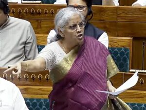 Nirmala Sitharaman speaks in the Lok Sabha