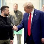 Volodymyr Zelenskyy meets Donald Trump