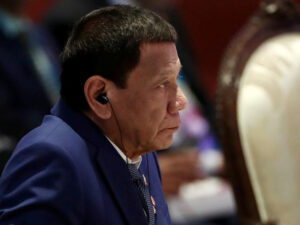 ASEAN leaders attend a plenary session at a regional summit in Bangkok